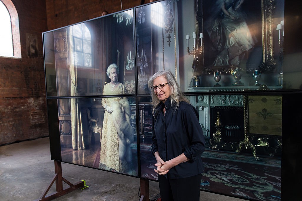 LONDON, ENGLAND - JANUARY 13: Annie Leibovitz attends the press preview of "WOMEN: New Portraits" exhibition commissioned by UBS at The Wapping Project on January 13, 2016 in London, England. (Photo by Ian Gavan/Getty Images)